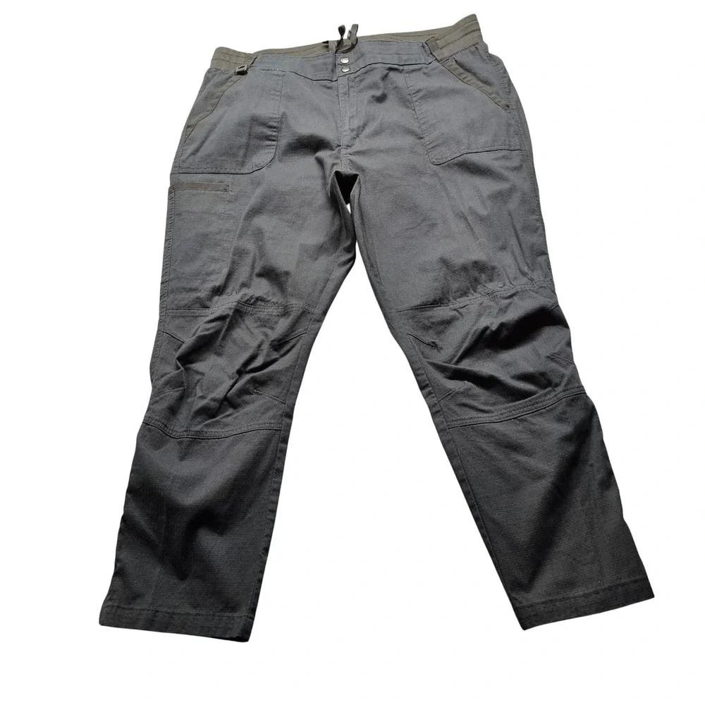 Carhartt Force Ripstop Scrub Pants Womens 2XL Petite Gray Cargo Medical C51118